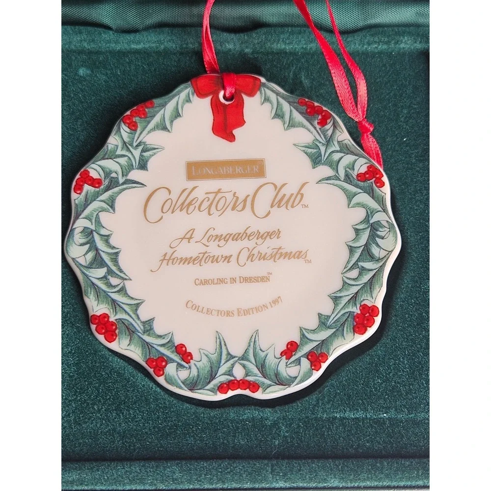 Longaberger Collectors Club 1997 Christmas Ornament